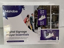 Mandoe Digital Signage Publisher lettore multimediale AI con telecomando NUOVO e SIGILLATO!