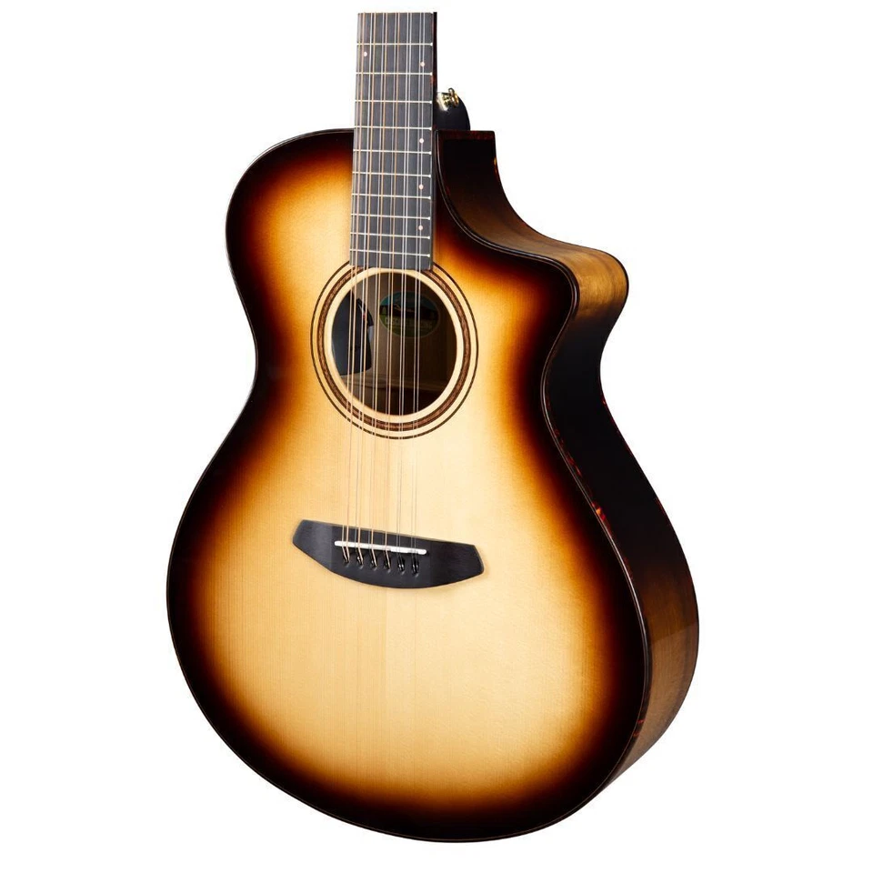 Guitarra Eléctrica Acústica Breedlove Artista Pro Concert Ámbar Quemado 12 Cuerdas Foto 4 de 4