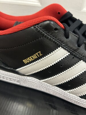 adidas Busenitz Black Metallic Red Mens Skate Sneakers IF4620 Samba | eBay