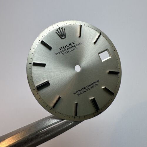 Rolex Datejust Vintage Pie Pan' Argent 36mm 1600 1603 1601 Cadran - Photo 1 sur 3