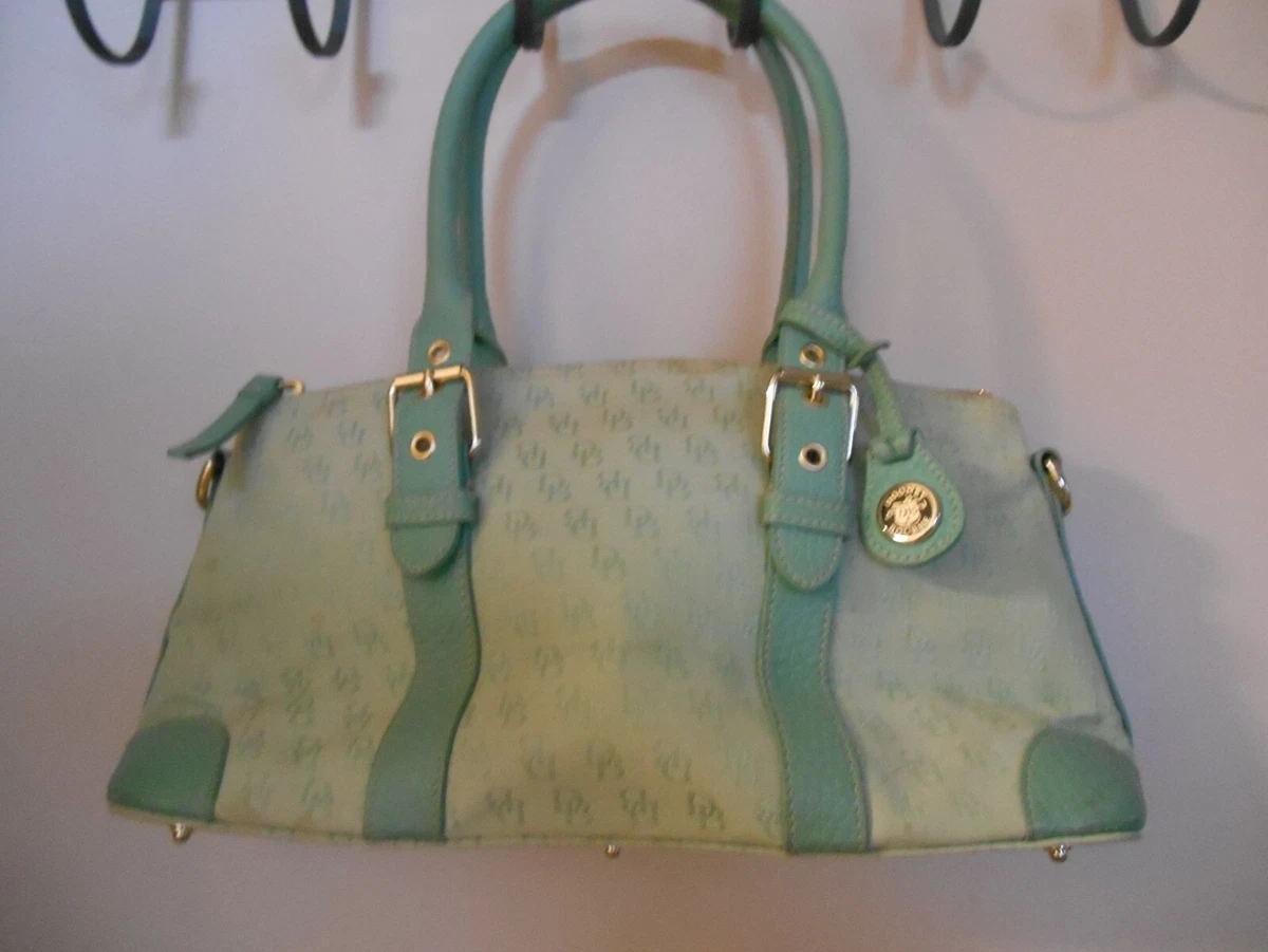 Mint green dooney and bourke sale