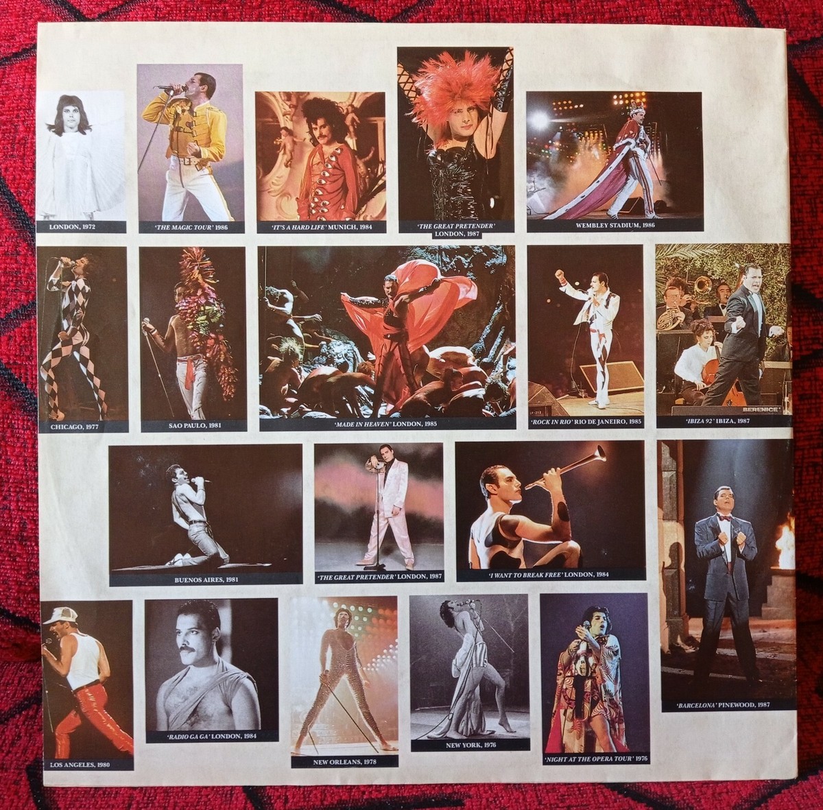 FREDDIE MERCURY MONTSERRAT CABALLE *Barcelona* ORIGINAL 1988 Spain