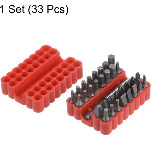 33pcs Screwdriver Bit Set Hex Head Drill Bit Collection with 1/4 Extender - Picture 6 of 7