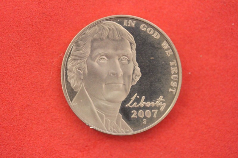 ESTATE FIND 2007 - S PROOF JEFFERSON NICKEL!!  #K52528