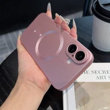 For iPhone 16 15 Pro Max 14 13 12 11 Magnetic MagSafe Shockproof Soft Case Cover