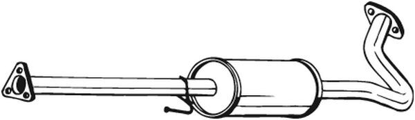 BOSAL 278-127 Middle Silencer for HONDA