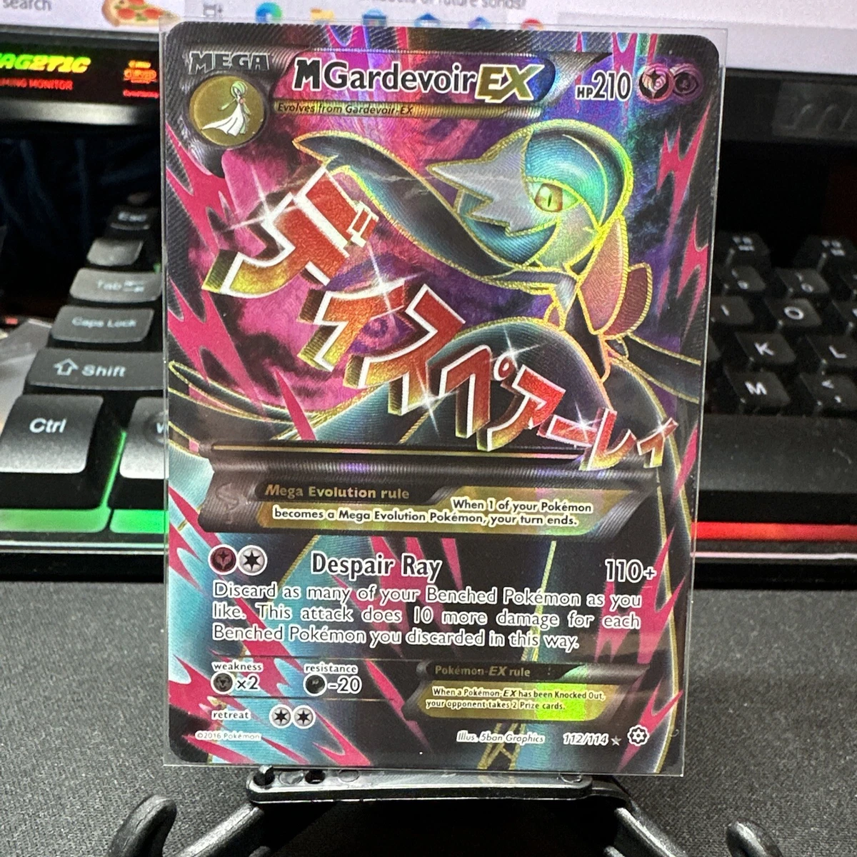 Pokemon - Mega-Gardevoir-EX (112/114) - XY Cerco de Vapor 