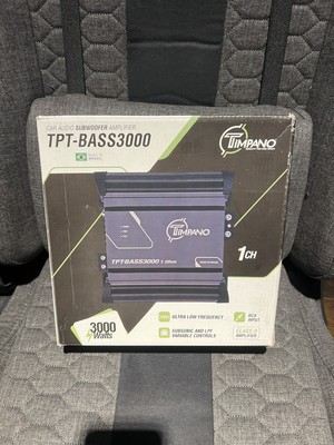 Timpano TPT-BASS3000 1 Ohm 3K Watts 1 Channel Class D Compact Amplifier