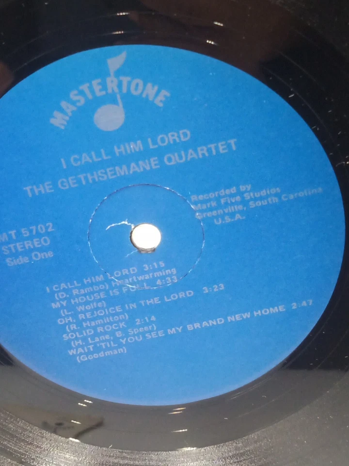 BOXDG40 The Gethsemane Quartet - I Call Him Lord LP, Album Mastertone (4) MT 57 - Image 4 of 4