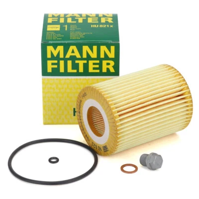 MANN-FILTER MANN HU821x Ölfilter + Schraube für MERCEDES W203 W204 W211 W212 W166 W221 OM642