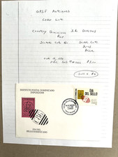 Dominican Republic Stamp on Stamp FDC Scott Cat 1166 10/18/1994