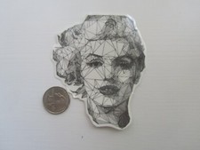 SHIP FROM NY - Temporary Tattoo - Geo Monroe  approx. 4" long 