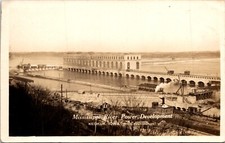 RPPC Mississippi River Power Development Keokuk IA 1910s Anshutz Real Photo B42
