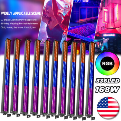 RGB 336LED Wall Wash Light Bar DMX Stage DJ Beam Light Party Show Effect Lights