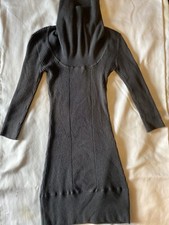 Free Shipping!! Womens Dress Black Size M Pleated Sweater Turtle Neck