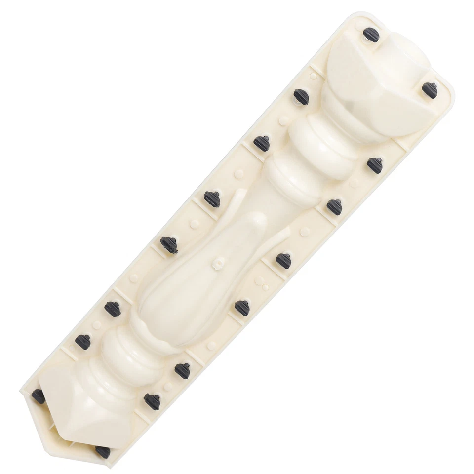 Columna de molde de barandilla blanca de 27,6 pulgadas adecuada para yeso de hormigón Foto 4 de 4