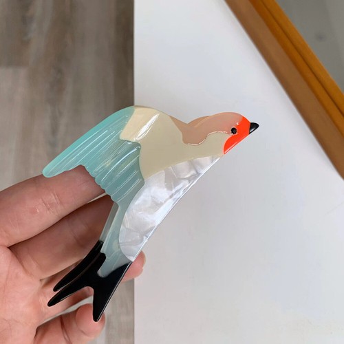 Swallow Bird Shape Hair Claw Women Cute Hair Clip Barrette Hair Accessories - Picture 10 of 14