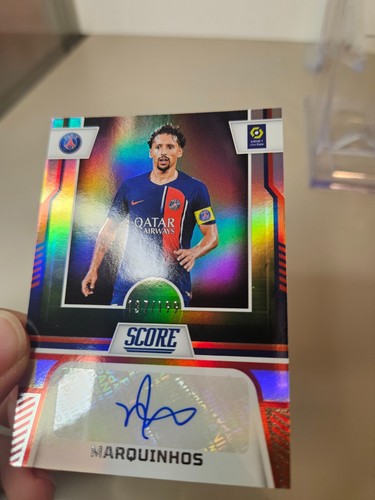 Marquinhos Auto /199 Panini Score Ligue 1 PSG - Bild 2 von 4