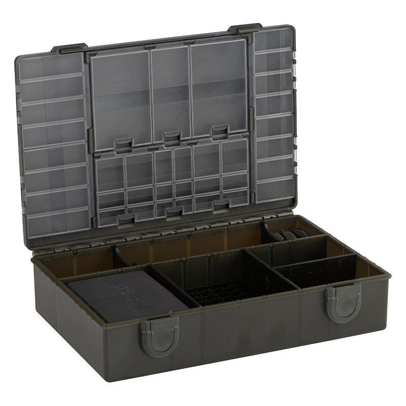 Fox EDGES ""Loaded"" Medium Tackle Box - Carp Fishing Luggage  - Free Delivery