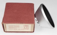Zeiss Chrome 1112 37mm slip-on hood .......... Minty w/Box