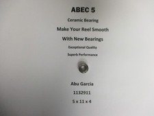 Abu Garcia Part 6500 17 01 1132911 ABEC 5 Ceramic Bearing 5 x 11 x 4 07