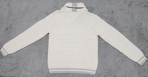 Nautica ~ Boy's Sweater ~ Size 14-16 ~ Ivory and Gray. - Picture 7 of 7