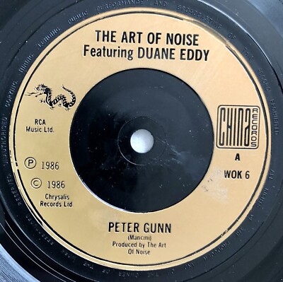ART OF NOISE Peter Gunn b/w Something Always Happens 7'' 45rpm Solid Centre VG+