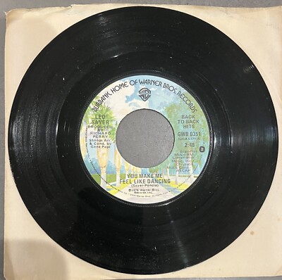 LEO SAYER: When I Need You / I Think We Fell In Love Too Fast, 45 RPM