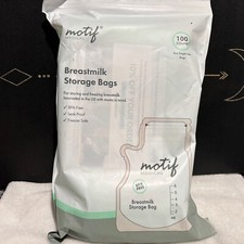 Motif Medical Breast Milk Storage Bags 8oz Single Use Bags 100 count BPA-Free