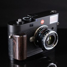 Wood Camera Grip For Leica M11 Camera with Aluminum Alloy Arca Baseplate