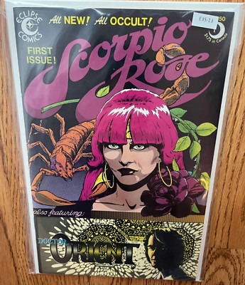 Scorpio Rose First Issue Eclipse Comics 9.0 Avg E35-13