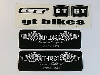 10" LOGO DECAL RETRO BMX STICKER STICKER GT BIKES