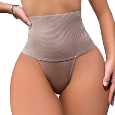 Women Tummy Control Thong Shapewear Seamless Thong Panties Body Shaper Underwear