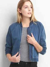 Gap Indigo bomber jacket, size XL