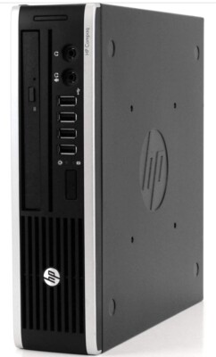 HP Compaq 8200 Elite Ultra-slim Desktop - Core i3 Win 7 Pro 22GB/ USED