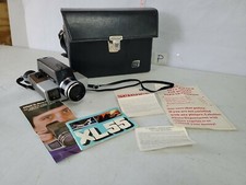 Vintage 1972 Kodak XL55 Movie Camera With Manual  Case