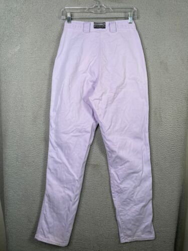 Pantalones de mezclilla Rocky Mountain Bareback para mujer 27x34 púrpura sarga mamá Western Riding - Imagen 7 de 18