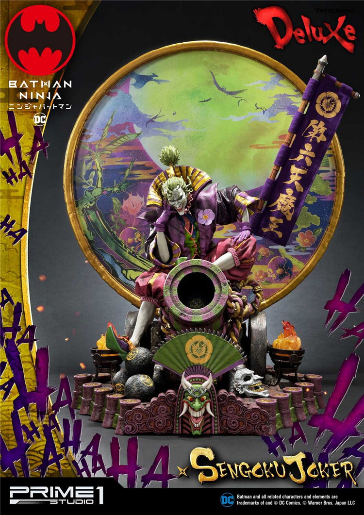 Prime 1 Studio PMDCNB-02DX: Sengoku Joker Batman Ninja Statue Deluxe Version