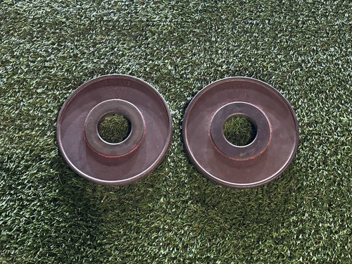 Vintage Steel UESAKA 2.5 KG CNC Machined Bumper Billet Weight Plates Accurate
