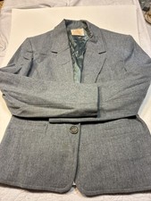 Vintage Pendleton 100 Virgin Wool Gray Sport Coat Blazer