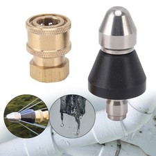 Sewer Drain Jetting Nozzle Sewer Pipe Cleaner Nozzle Pressure Washer Sewer