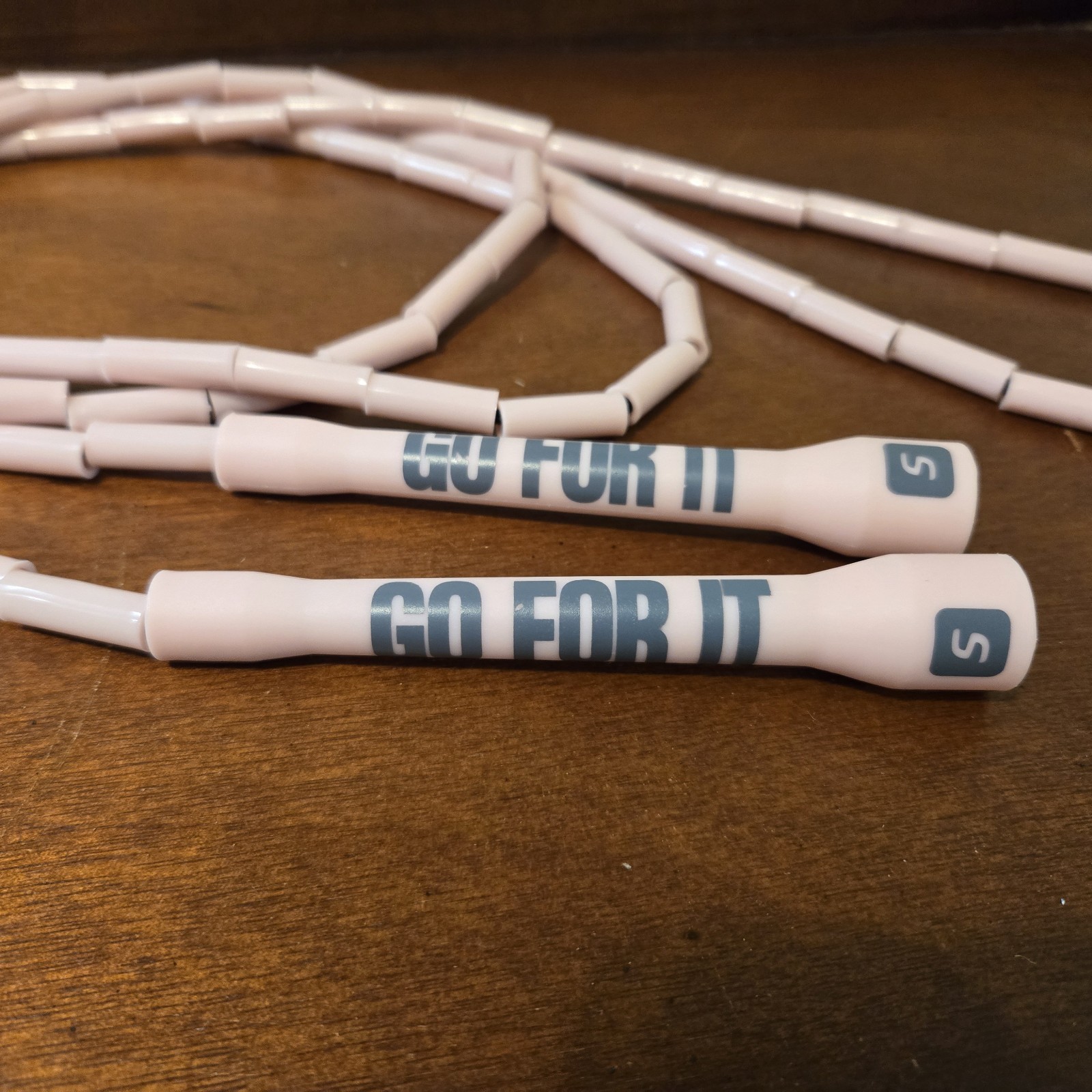 Beaded Jump Rope, Tangle- Free, For Heights 5'4"-5'5", PINK