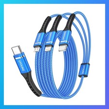 Charging Cable, 3 in 1 Long Universal Charger Cord 10 ft 2 Pack