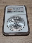 AMERICAN SILVER EAGLE 2014 | 1-OZ .999 SILVER COIN | NGC MS70 **FIRST RELEASES**