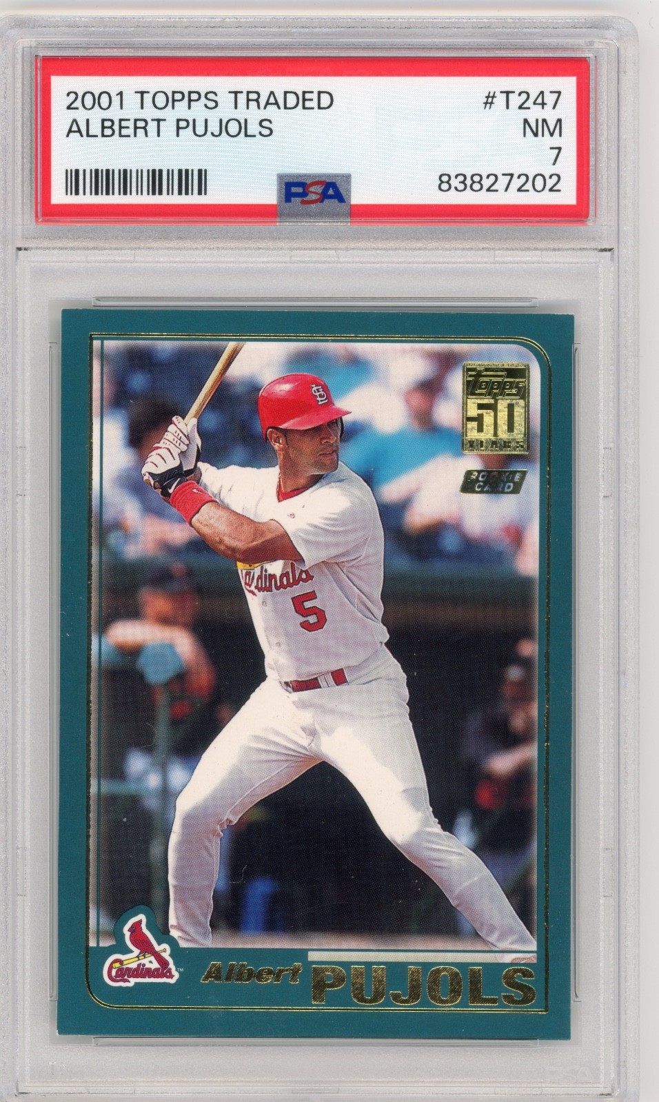 2001 Topps Traded & Rookies - Albert Pujols #T247 (RC)