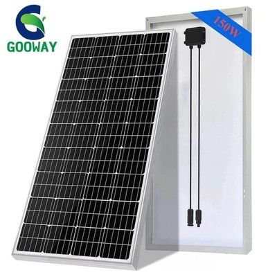 150W Solarmodul Monokristallin (0% MwSt.*) 12V Solarpanel 12Volt 150Watt