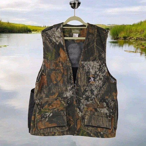 Quail Unlimited Herren Medium Dove Hunter Weste Mossy Oak Camo