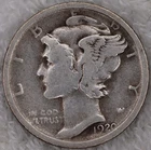 1920 S Mercury Dime