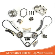 1Set Timing Chain Kit Water & Oil Pump For 07-15 Cadillac Pontiac Saab 3.0L 3.6L