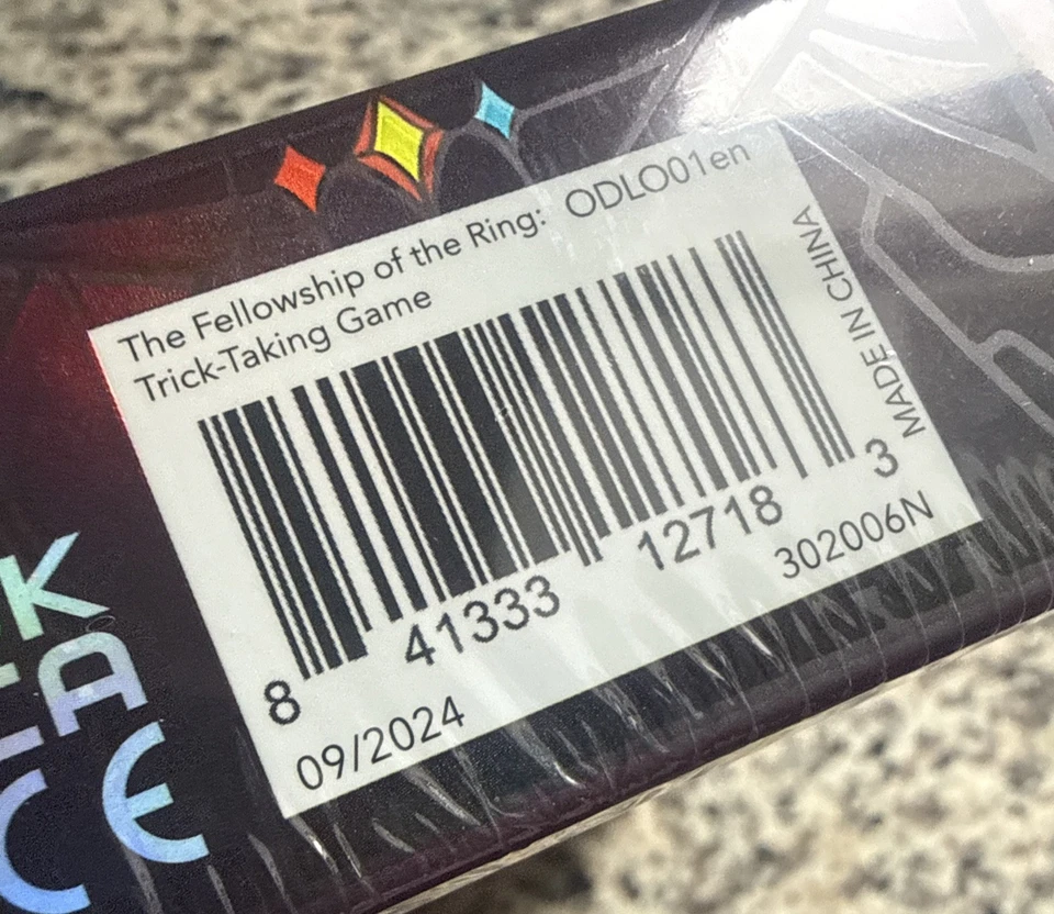 El Señor de los Anillos La Comunidad del Anillo Juego de Trucos NUEVO Precintado Foto 4 de 4